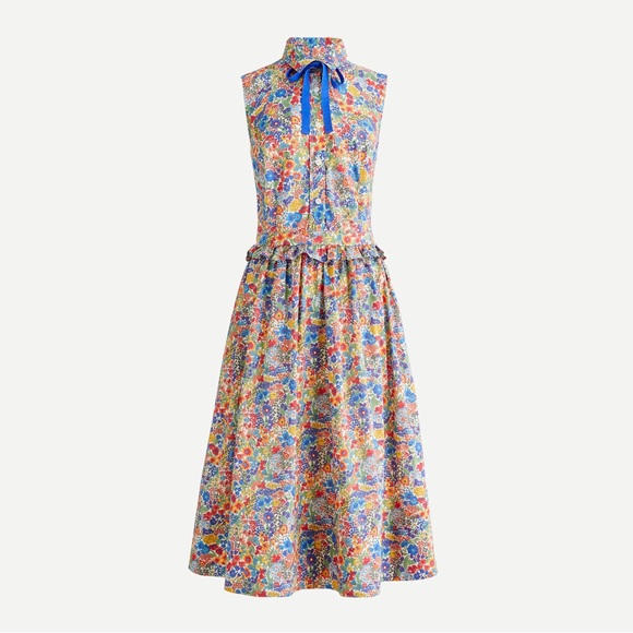 J. Crew Dresses & Skirts - J. Crew Liberty of London Multicolor Floral Midi Dress